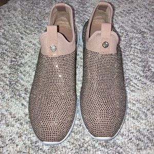 Nine West Blush Rhinestone Slip On Sneaker Women’s Size 6.5 - New